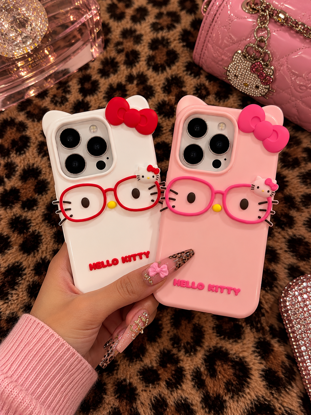 3D Glasses HK Phone Case For iPhone 17 Pro Max 16 15 Plus 14 13 Mini 12 11 4 4S 5 5S 7 8 SE